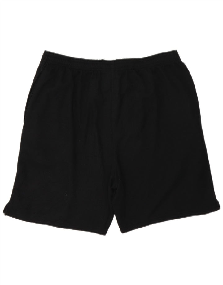 RUSSELL ATHLETIC Mens Sport Shorts Medium Black Polyester
