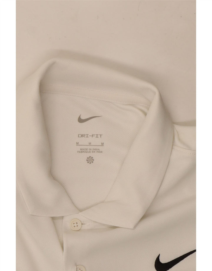Nike Mens Dri Fit Polo Shirt Medium White