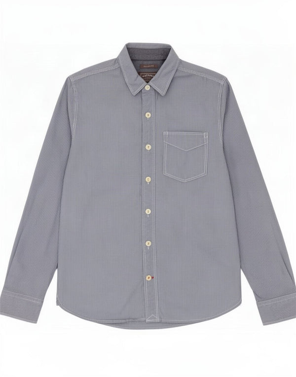 Fat Face Mens Shirt XS Blue Pinstripe Cotton