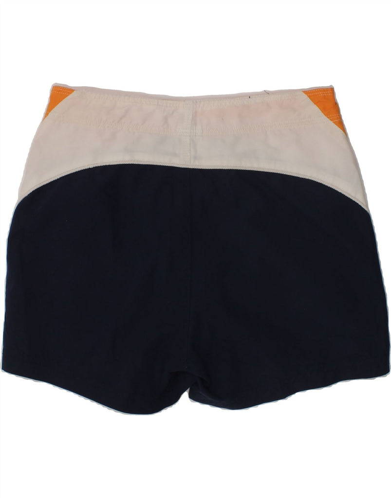 DIADORA Boys Graphic Swimming Shorts 11-12 Years Navy Blue Colourblock | Vintage Diadora | Thrift | Second-Hand Diadora | Used Clothing | Messina Hembry 