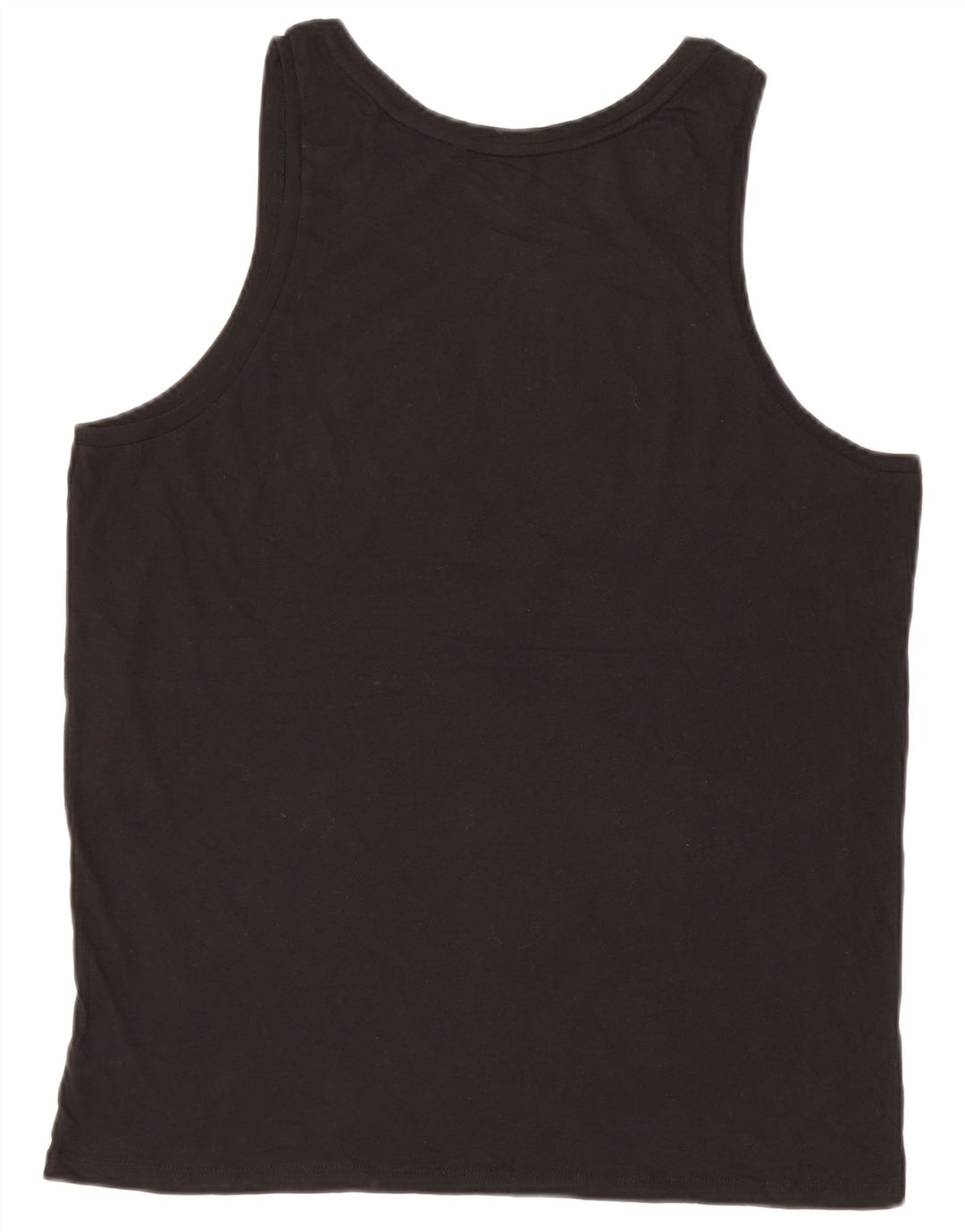 Guess Mens Graphic Vest Top Large Black Cotton