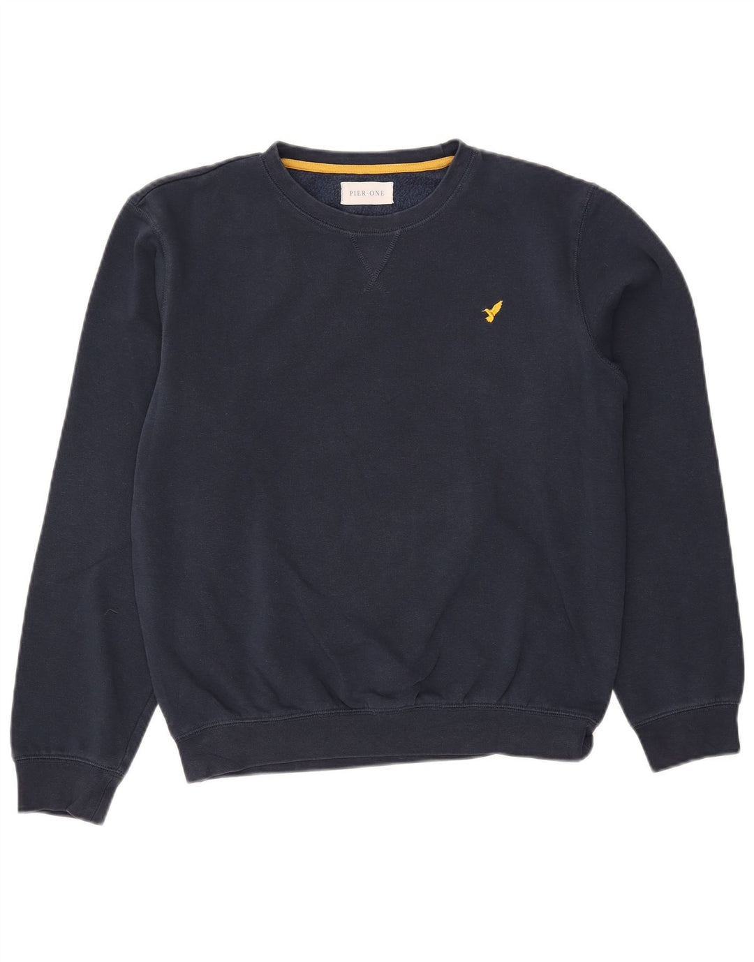 Pier One Mens Sweatshirt Jumper Small Navy Blue