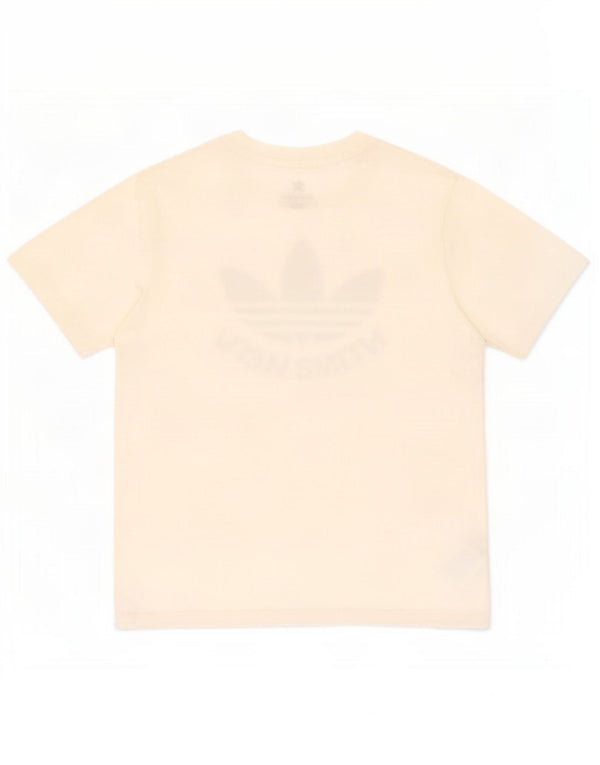Adidas Boys Stan Smith Graphic T-Shirt Top 10-11 Years White Cotton