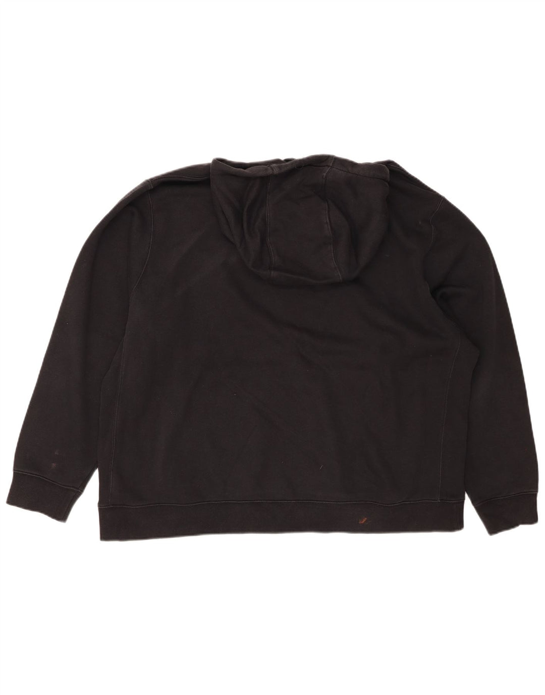 NIKE Mens Hoodie Jumper 2XL Black Cotton