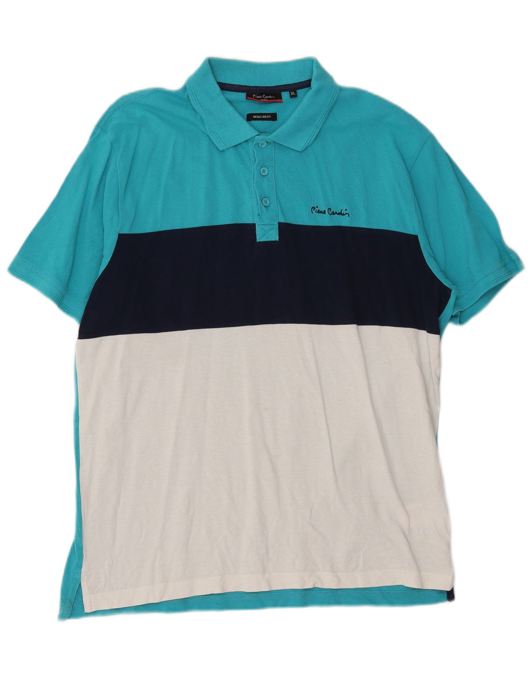Pierre Cardin Mens Regular Fit Polo Shirt XL Multicoloured Colourblock