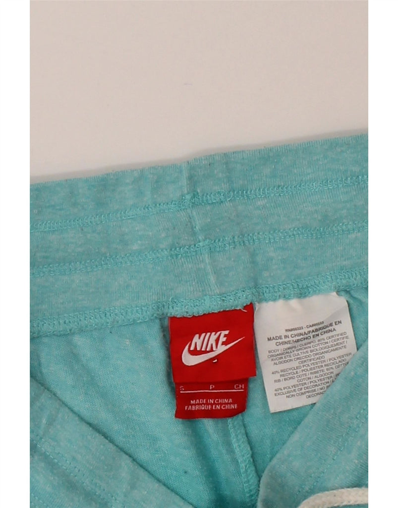NIKE Womens Sport Shorts UK 10 Small  Blue Cotton Vintage Nike and Second-Hand Nike from Messina Hembry 