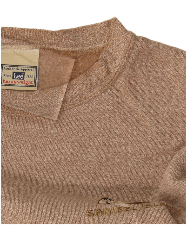 Lee Mens Sweatshirt Jumper Large Beige