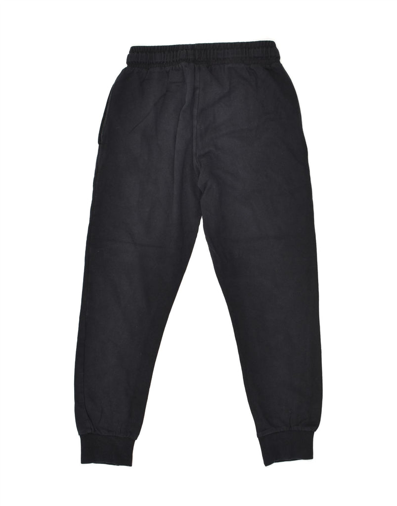 LOTTO Boys Tracksuit Trousers Joggers 9-10 Years Black Cotton | Vintage Lotto | Thrift | Second-Hand Lotto | Used Clothing | Messina Hembry 