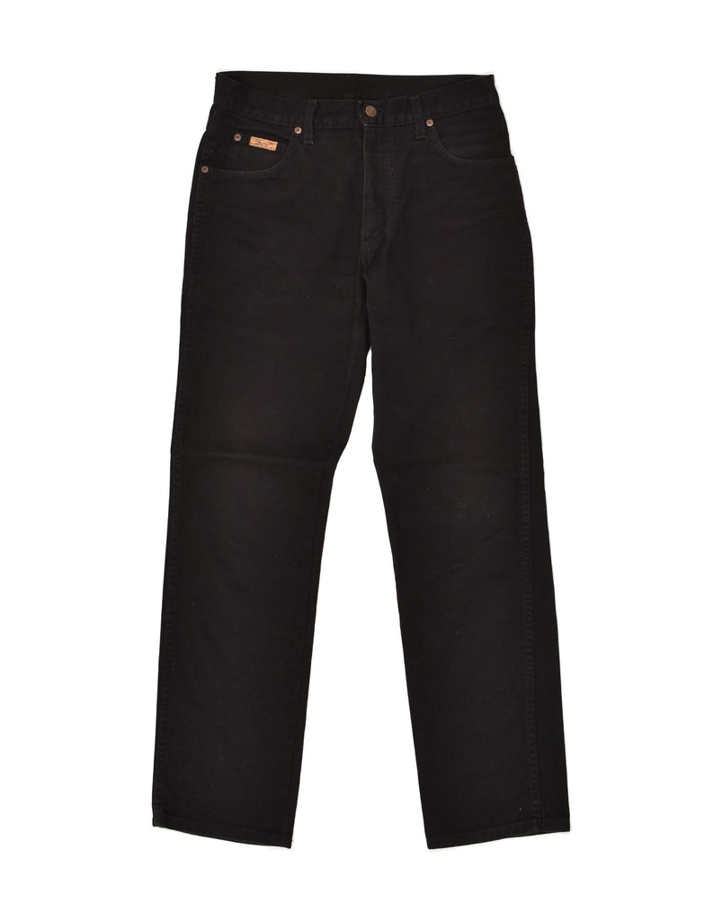 WRANGLER Mens Texas Straight Jeans W31 L32 Black Cotton | Vintage Wrangler | Thrift | Second-Hand Wrangler | Used Clothing | Messina Hembry 