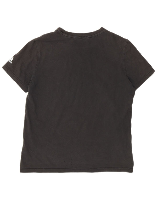 Adidas Womens Graphic T-Shirt Top UK 16/18 Large Black