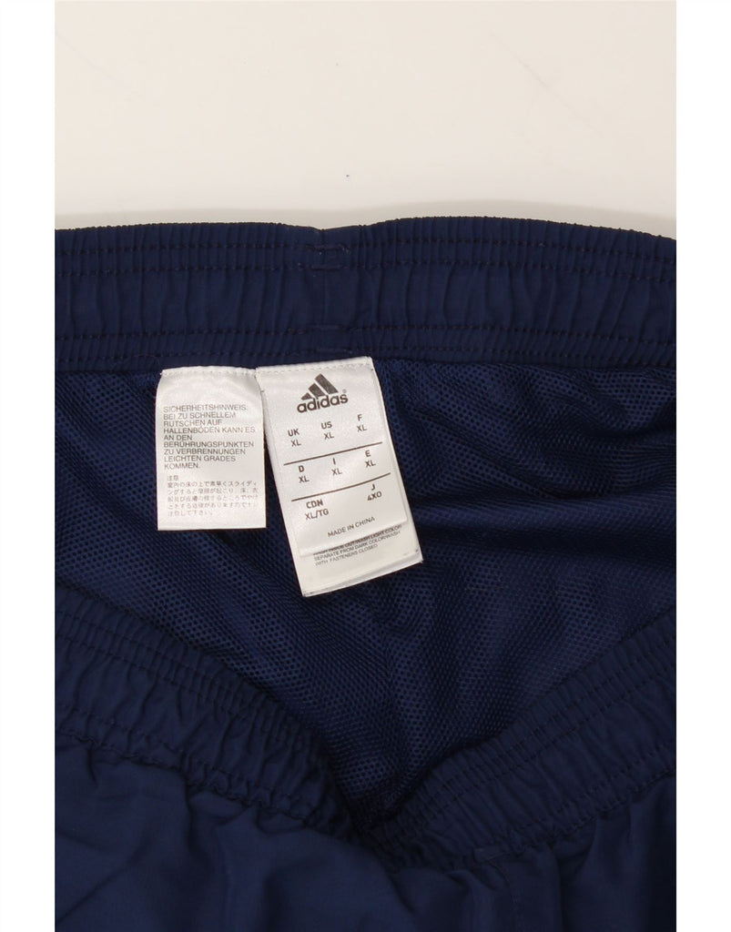 ADIDAS Mens Tracksuit Trousers Joggers XL Blue Polyester Vintage Adidas and Second-Hand Adidas from Messina Hembry 