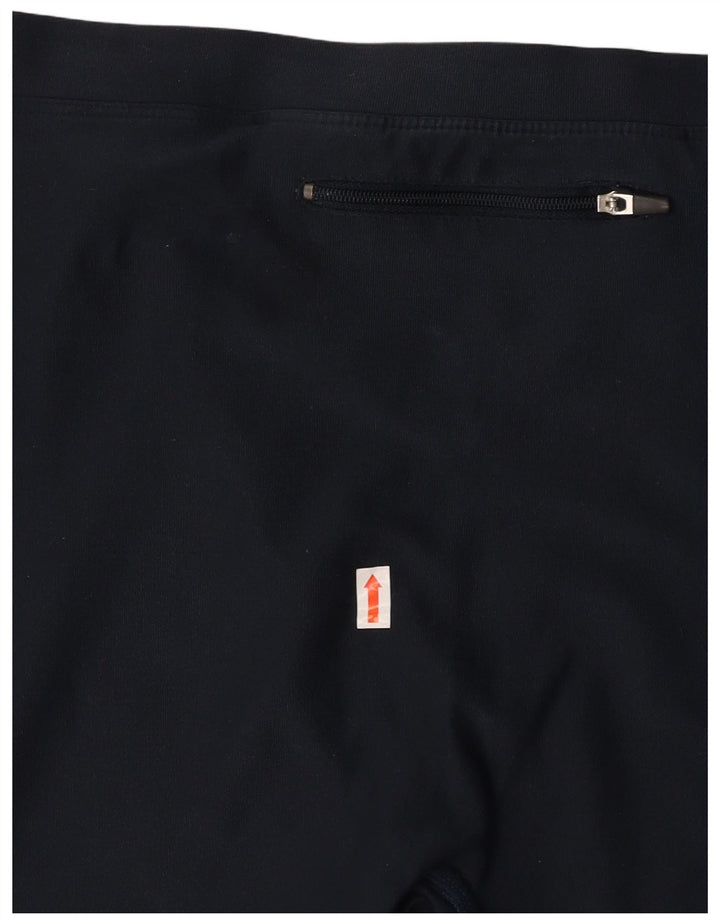 NIKE Mens Dri Fit Sport Shorts XL Navy Blue Colourblock Polyester