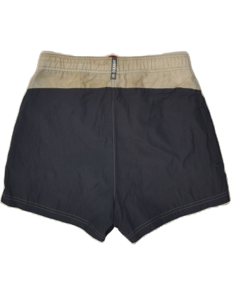 COLMAR Mens Sport Shorts IT 50 Large Grey Colourblock Polyamide Vintage Colmar and Second-Hand Colmar from Messina Hembry 