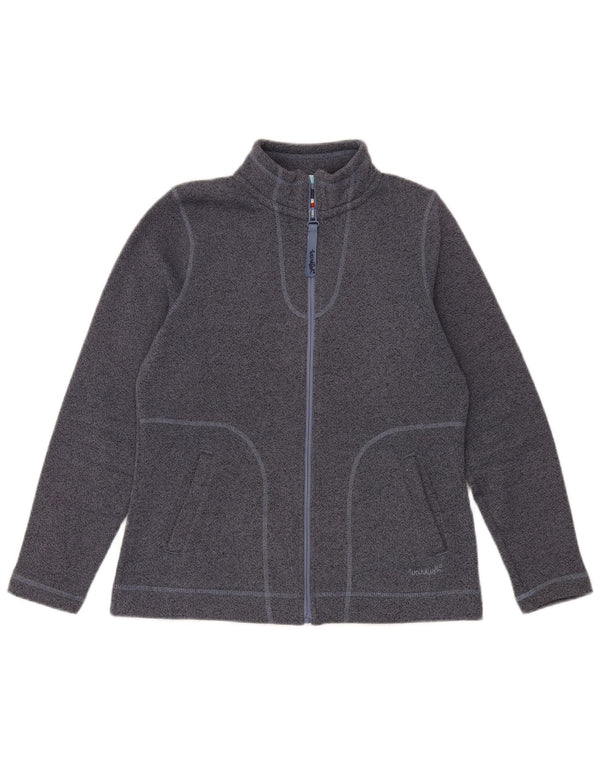 Weird Fish Womens Tracksuit Top Jacket UK 12 Medium Navy Blue Flecked