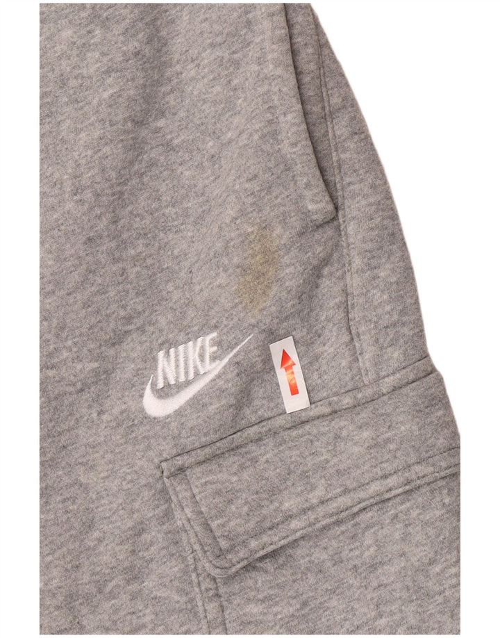 Nike Mens Cargo Tracksuit Trousers Joggers Large  Grey Cotton
