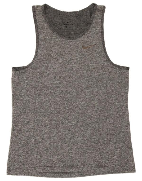 Nike Mens Dri Fit Vest Top Large Grey Flecked