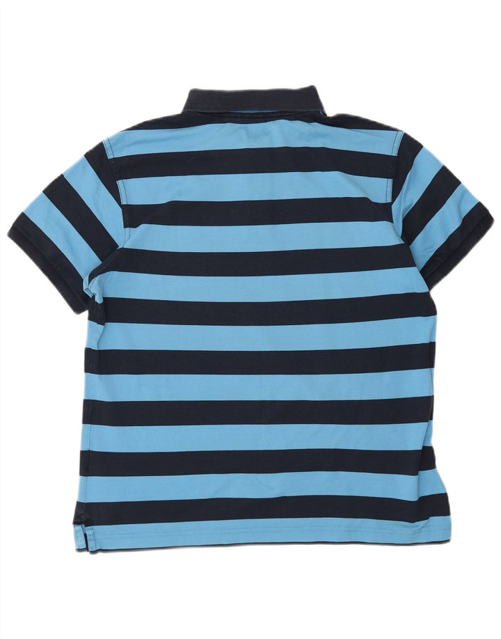 Paul & Shark Mens Polo Shirt Medium Blue Striped
