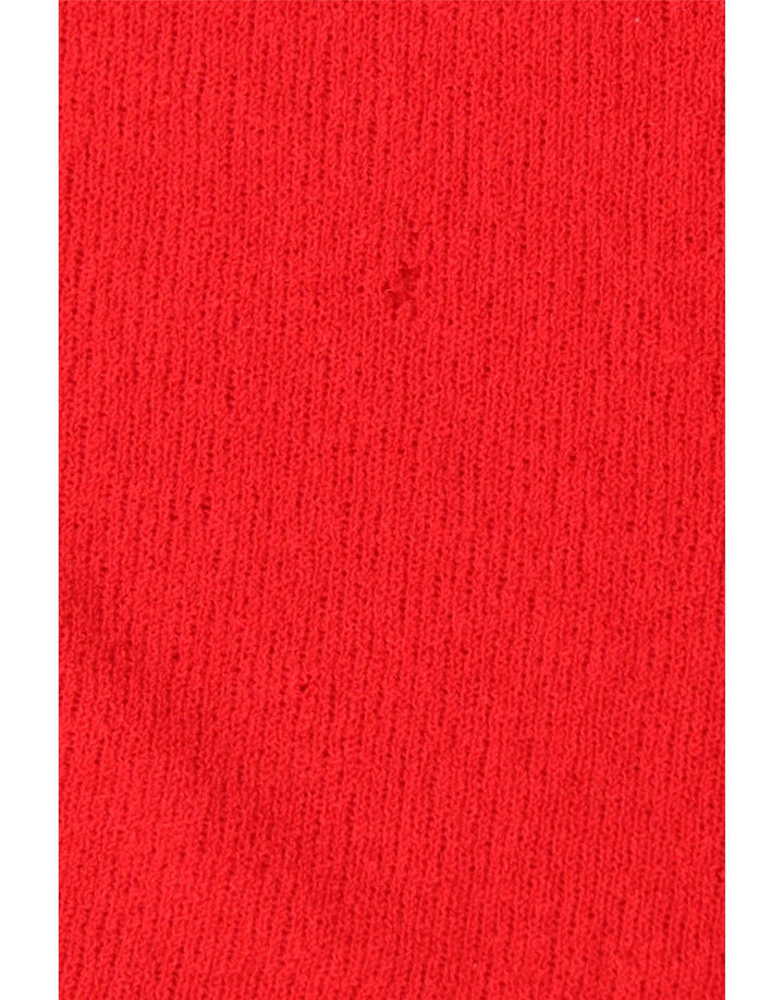 Max Mara Womens Long Sleeve Jumper Dress UK 12 Medium Red