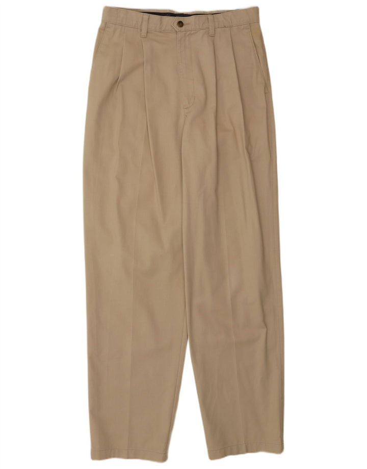 Dockers Mens Pegged Chino Trousers W34 L32 Beige Cotton