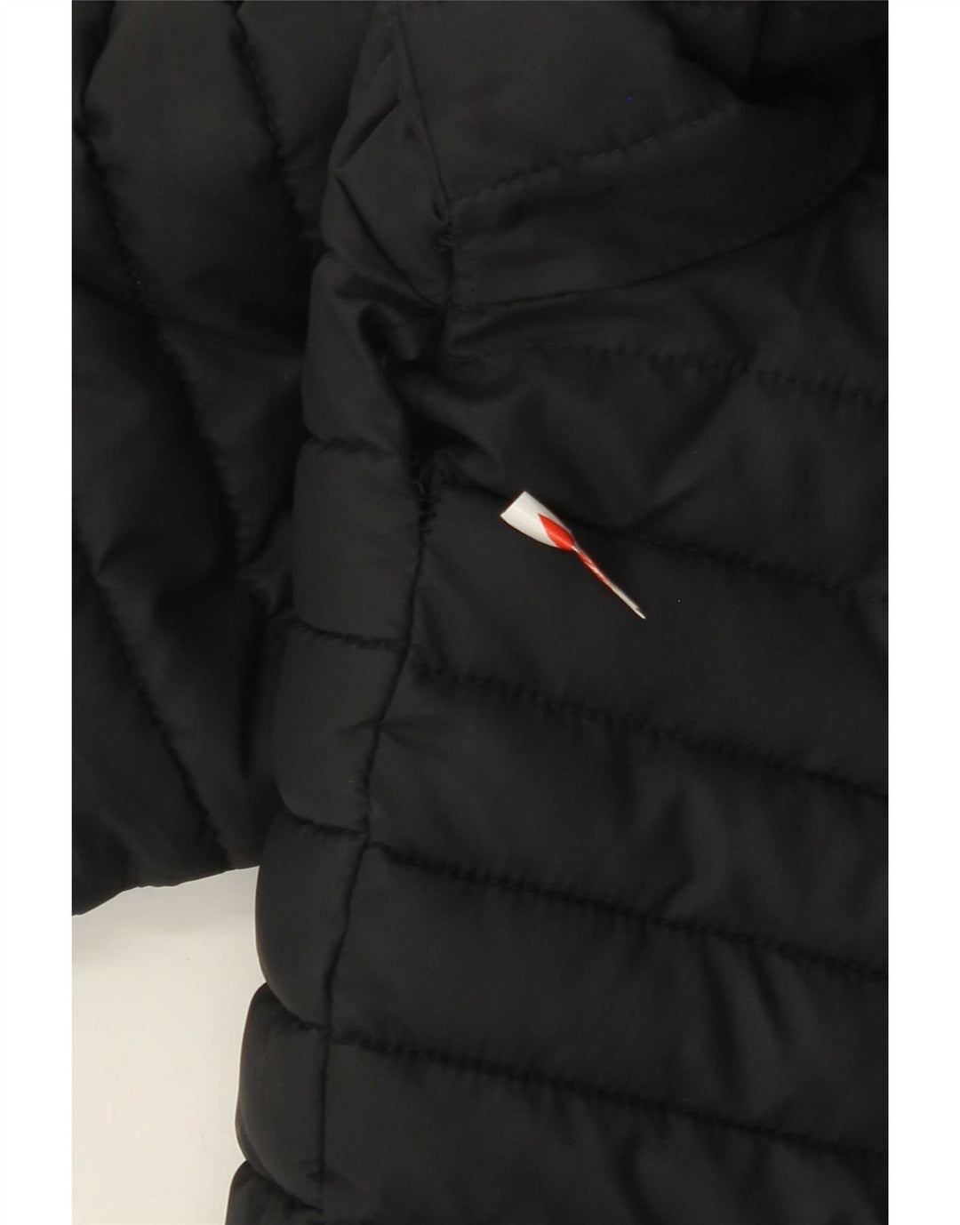 Superdry Mens Hooded Padded Jacket UK 40 Large Navy Blue Polyester