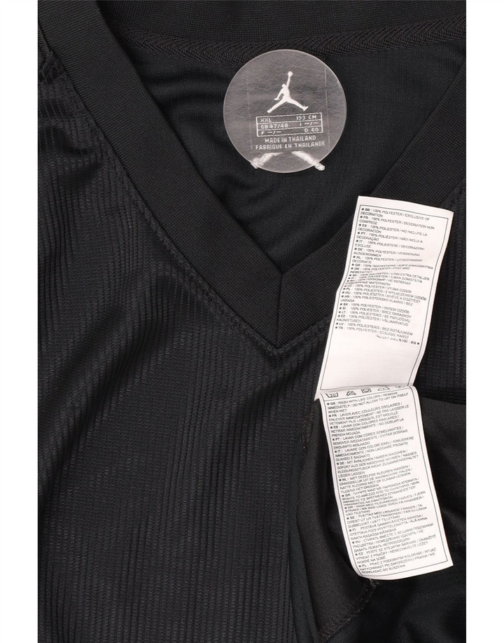 Jordan Mens Vest Top UK 47/48 2XL Black Polyester