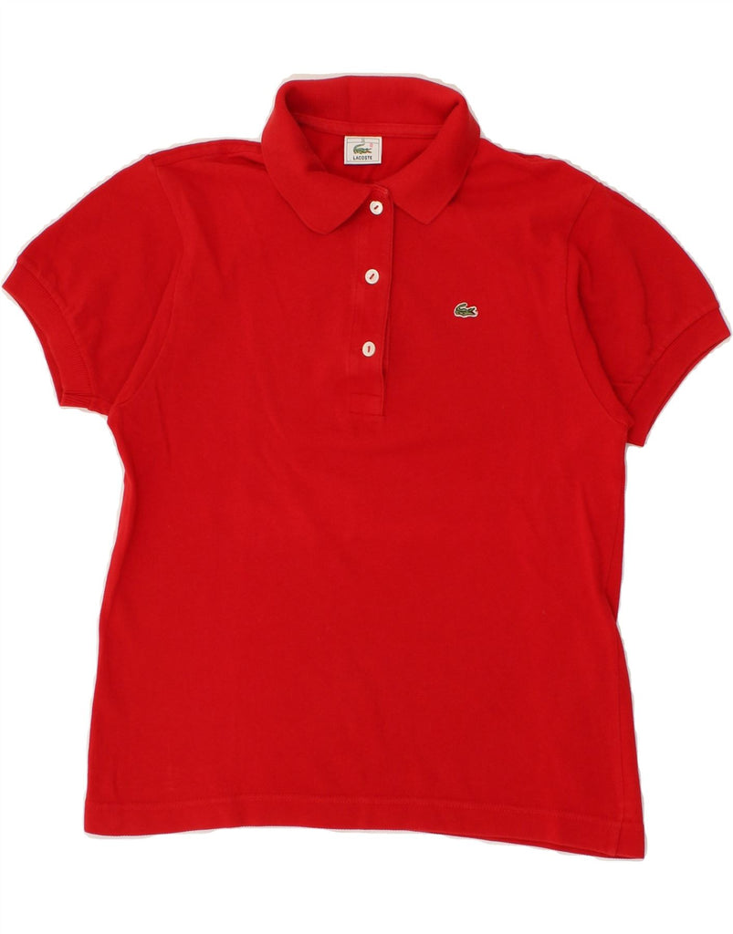 LACOSTE Womens Polo Shirt Size 35 Small Red | Vintage Lacoste | Thrift | Second-Hand Lacoste | Used Clothing | Messina Hembry 