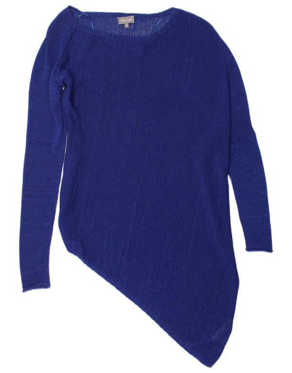 Phase Eight Womens Boat Neck Jumper Sweater UK 12 Medium Navy Blue