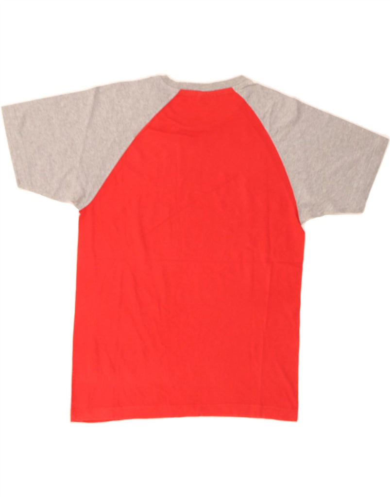 CHAMPION Mens Graphic T-Shirt Top Medium Red Colourblock Vintage Champion and Second-Hand Champion from Messina Hembry 
