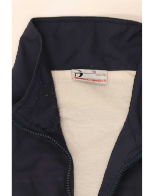 Sergio Tacchini Mens Tracksuit Top Jacket Large Navy Blue