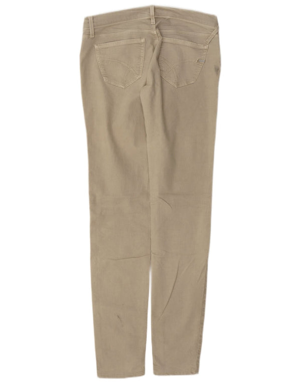 Gas Womens Slim Jeans W28 L32 Beige Cotton