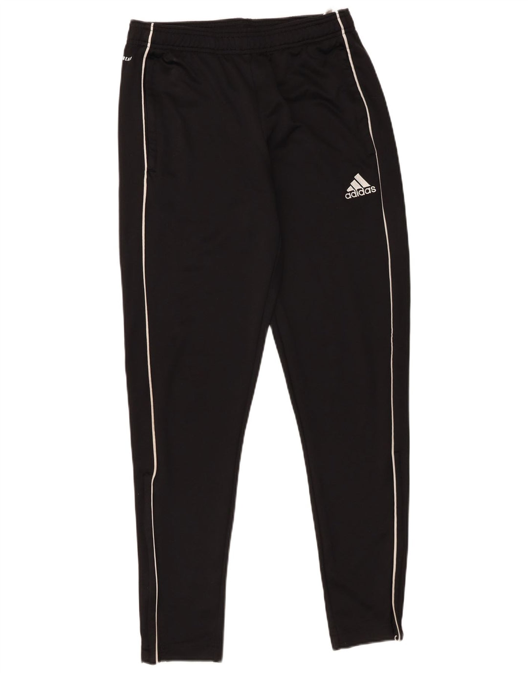 Adidas Mens Aeroready Tracksuit Trousers Small Black Polyester