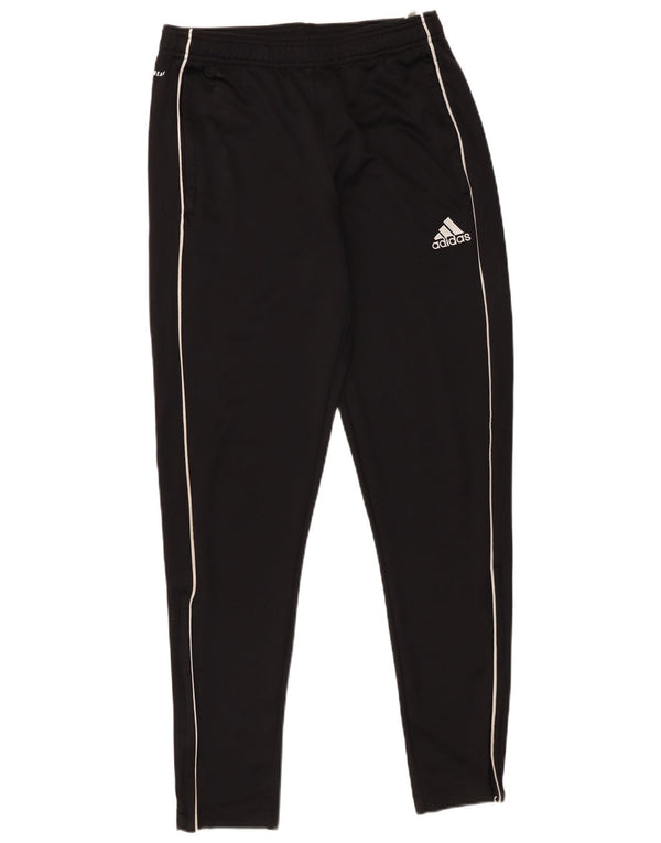 Adidas Mens Aeroready Tracksuit Trousers Small Black Polyester