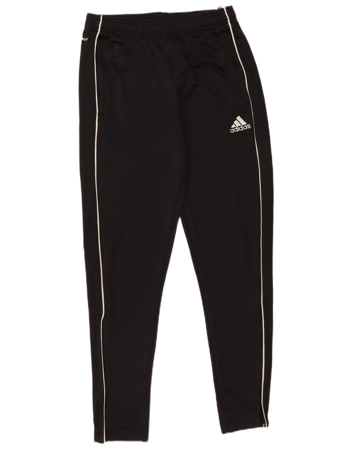 Adidas Mens Aeroready Tracksuit Trousers Small Black Polyester