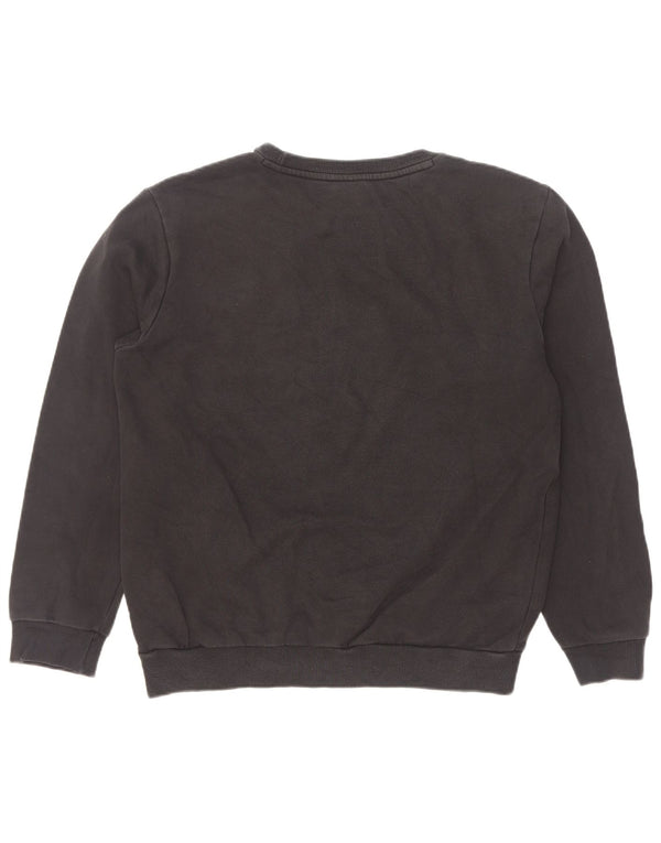 Puma Mens Graphic Sweatshirt Jumper Small Black Cotton