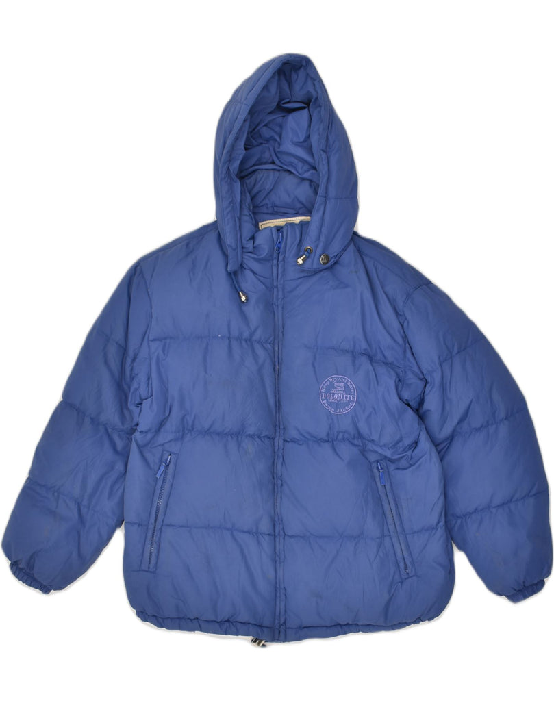 DOLOMITE Boys Hooded Padded Jacket 12-13 Years Large  Blue | Vintage Dolomite | Thrift | Second-Hand Dolomite | Used Clothing | Messina Hembry 