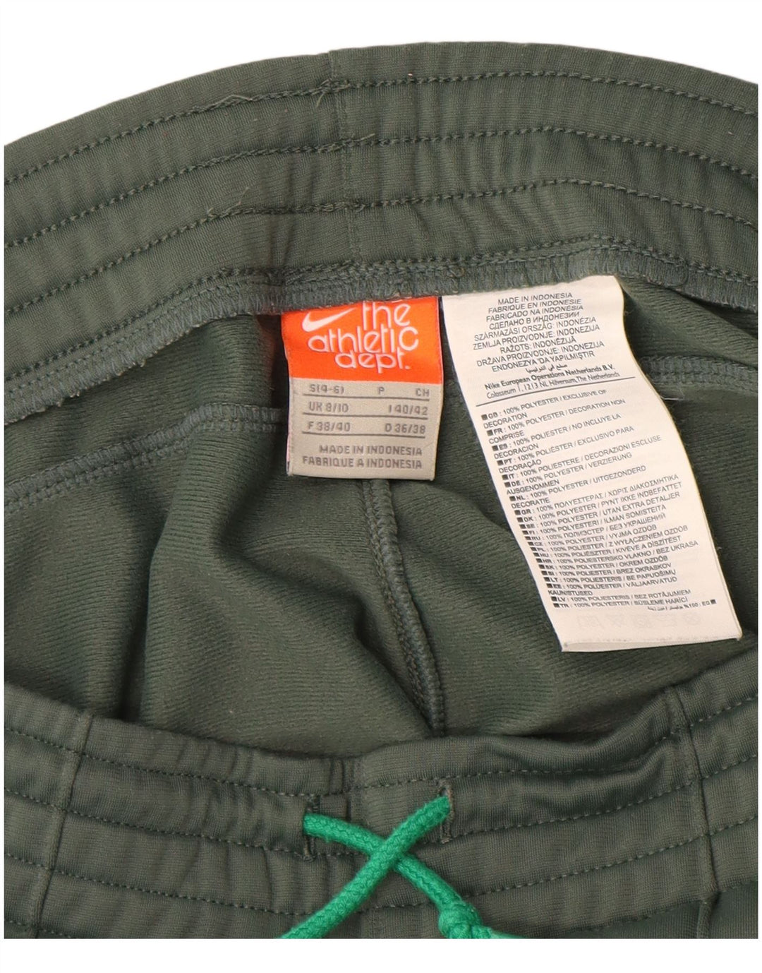 Nike Womens Tracksuit Trousers UK 8/10 Small  Khaki Polyester