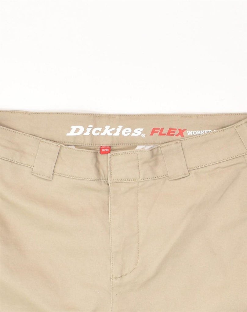 DICKIES Womens Flex Straight Chino Trousers US 11 Large W30 Beige Cotton | Vintage Dickies | Thrift | Second-Hand Dickies | Used Clothing | Messina Hembry 