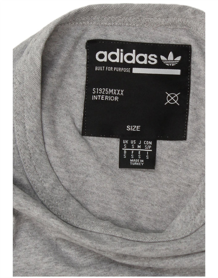 Adidas Mens Graphic T-Shirt Top Small Grey