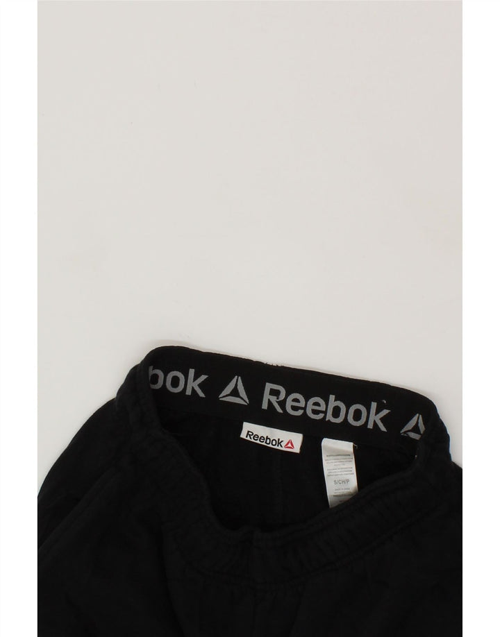 REEBOK Mens Tracksuit Trousers Joggers Small Black Cotton Vintage Reebok and Second-Hand Reebok from Messina Hembry 
