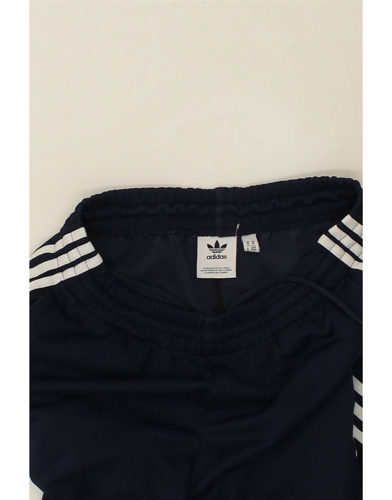 ADIDAS Mens Tracksuit Trousers Joggers Medium Navy Blue Cotton | Vintage Adidas | Thrift | Second-Hand Adidas | Used Clothing | Messina Hembry 