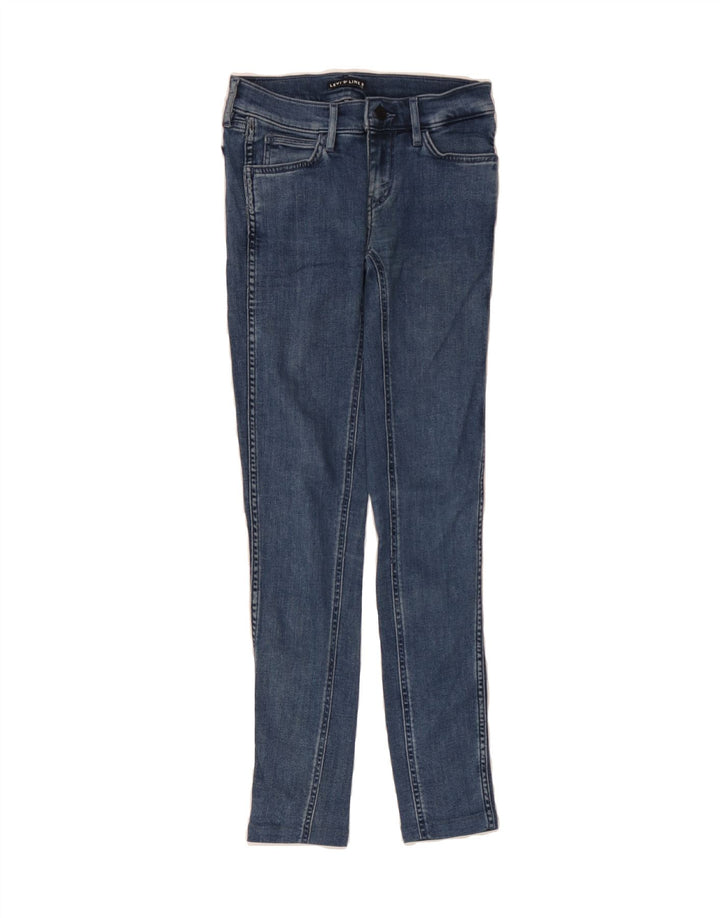 LEVI'S Womens Skinny Jeans W25 L32 Blue Cotton Vintage Levi's and Second-Hand Levi's from Messina Hembry 