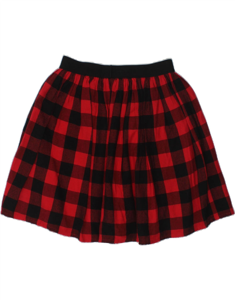 GAP Girls Regular Fit Flared Skirt 10-11 Years Large  W23  Red Check | Vintage Gap | Thrift | Second-Hand Gap | Used Clothing | Messina Hembry 