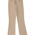 TOMMY HILFIGER Womens Flared Jeans W26 L30 Beige Cotton
