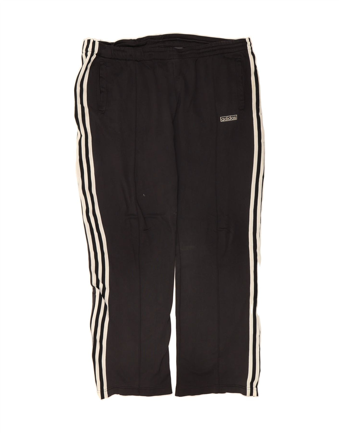 ADIDAS Mens Tracksuit Trousers Large  Black Polyamide Vintage Adidas and Second-Hand Adidas from Messina Hembry 
