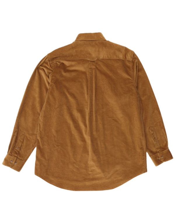 Barbour Mens Corduroy Shirt Medium Beige Cotton