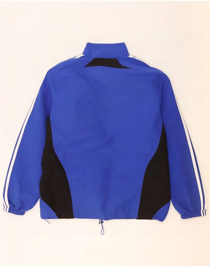 Adidas Mens Graphic Tracksuit Top Jacket UK 38/40 Medium Blue Colourblock
