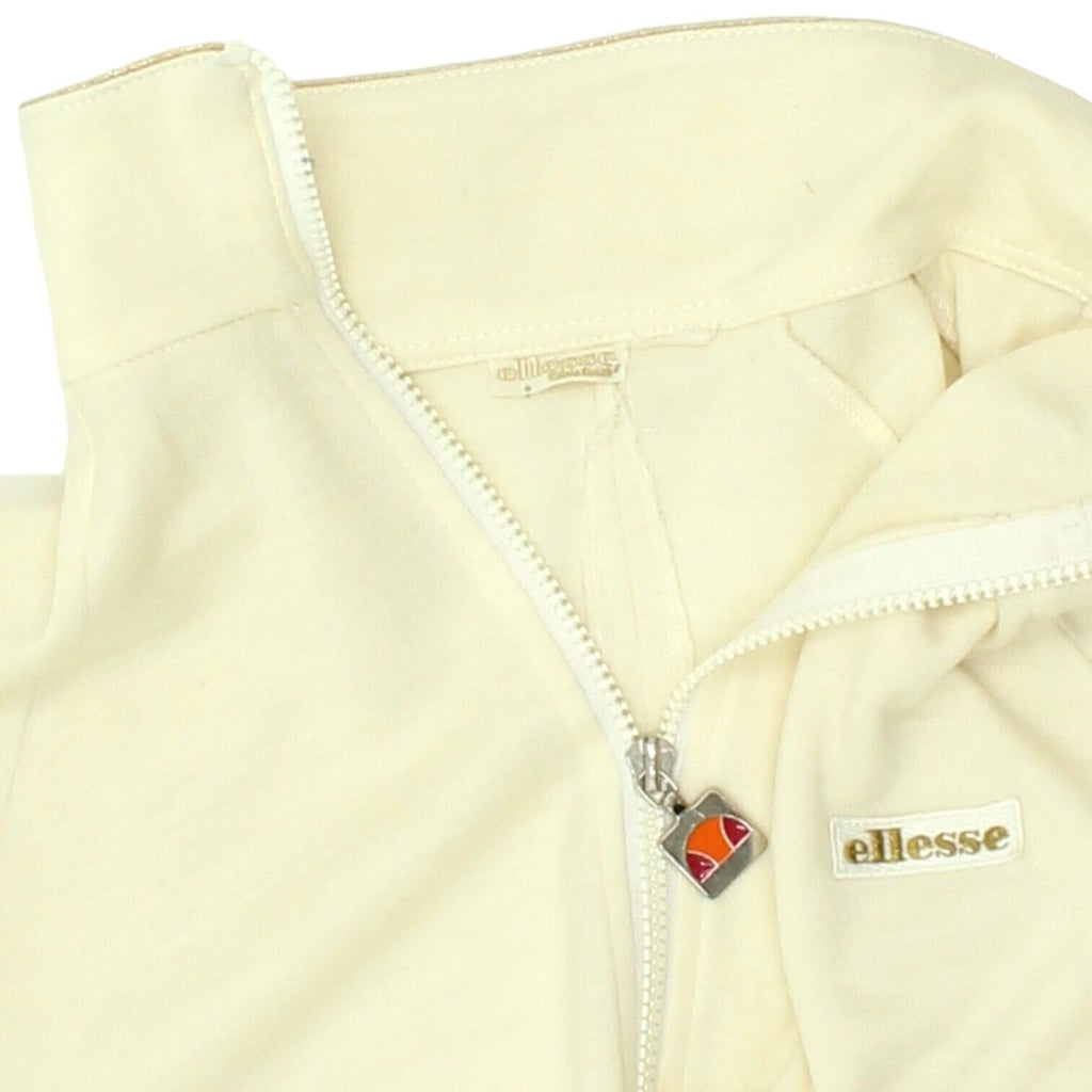 Ellesse Chris Evert Womens Off White Full Tracksuit | Vintage 80s Tennis Sports | Vintage Messina Hembry | Thrift | Second-Hand Messina Hembry | Used Clothing | Messina Hembry 