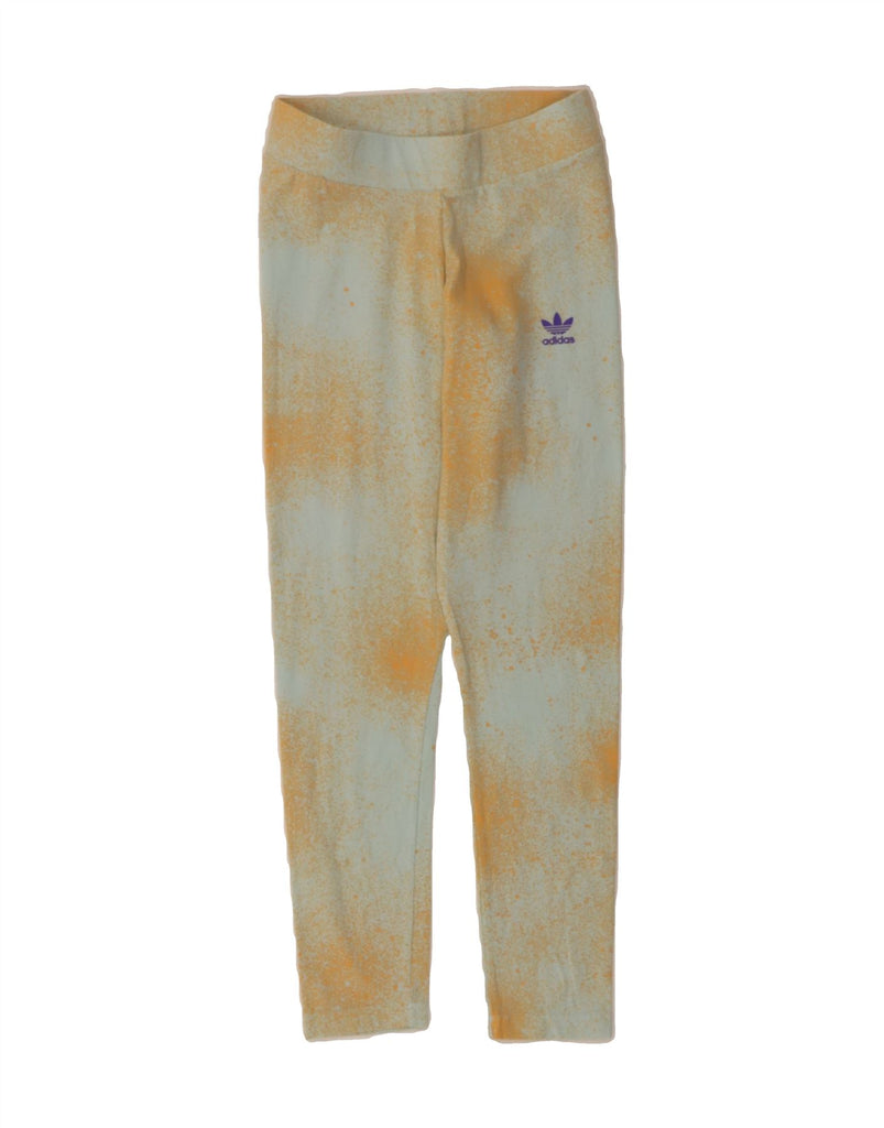 ADIDAS Womens Leggings UK 8 Small  Turquoise Tie Dye Vintage Adidas and Second-Hand Adidas from Messina Hembry 