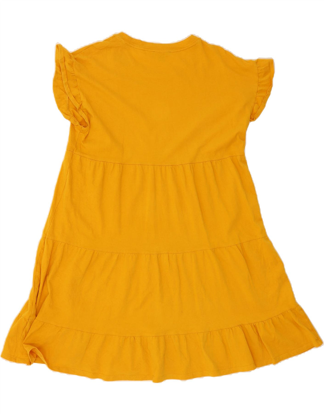 J. CREW Womens Oversized A-Line Dress UK 10 Small Yellow Cotton Vintage J. Crew and Second-Hand J. Crew from Messina Hembry 