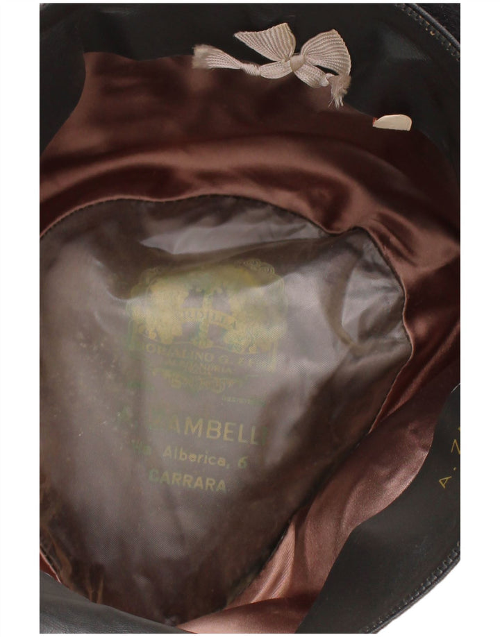 Borsalino Mens Bowler Hat Medium Black Classic